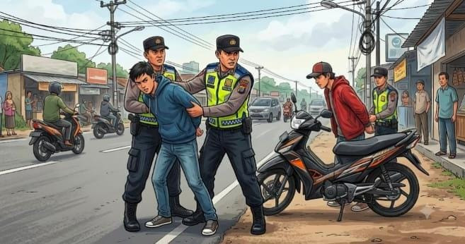 Sat Reskrim Polres Metro Jakarta Utara Ungkap Dua Kasus Kejahatan Jalanan, Dua Terduga Pelaku Ditangkap dalam Operasi Berantas Jaya 2026