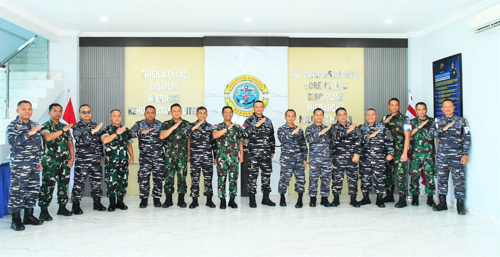 Komandan Kodaeral I Terima Courtesy Call Komandan Lanud Soewondo