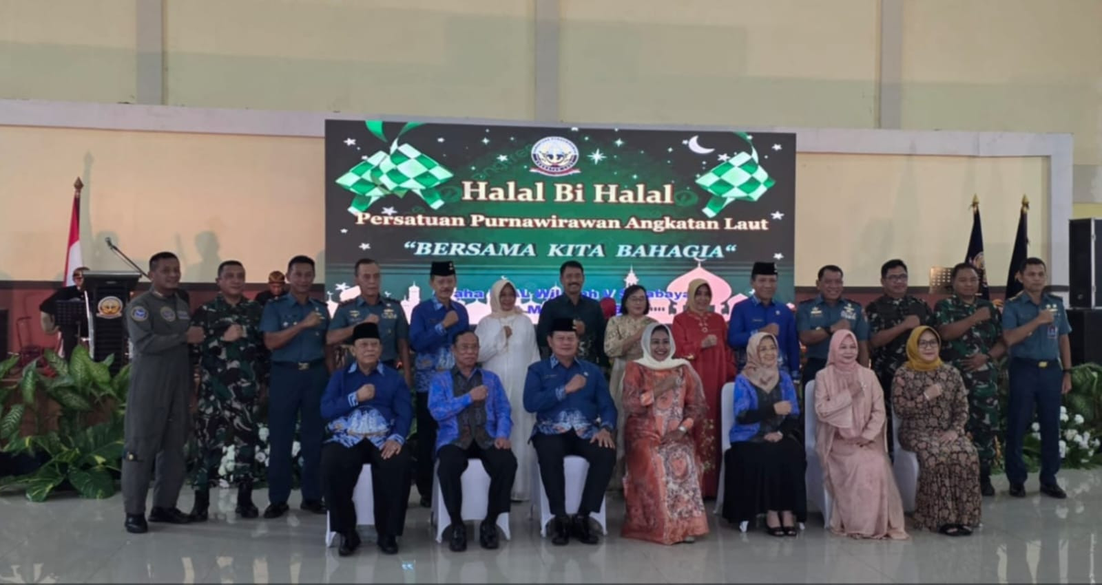 PPAL Pusat Laksanakan Halal Bihalal Dengan Seluruh Purnawirawan di Wilayah Surabaya