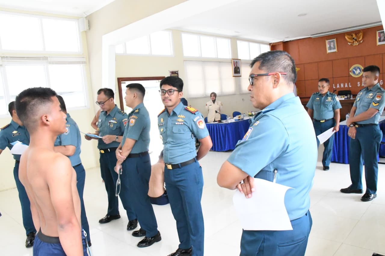 Danlanal Sabang Pimpin Sidang Pantukhir Daerah Caba PK TNI AL Gelombang II dan Cata PK TNI AL Gelombang III TA. 2025