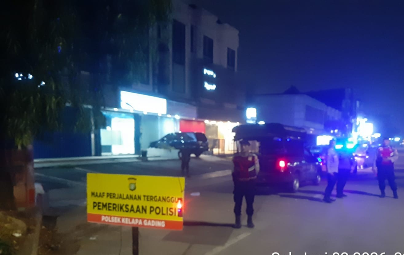 Polsek Kelapa Gading Intensifkan Patroli KRYD, Antisipasi Tawuran dan Kejahatan Jalanan