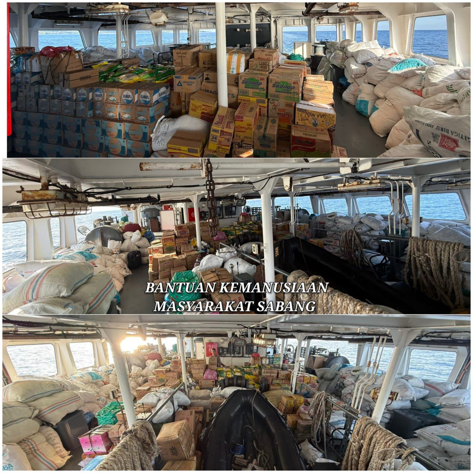 KP Wisanggeni-8005 Angkut Bantuan Kemanusiaan dari Sabang ke Pelabuhan Malahayati