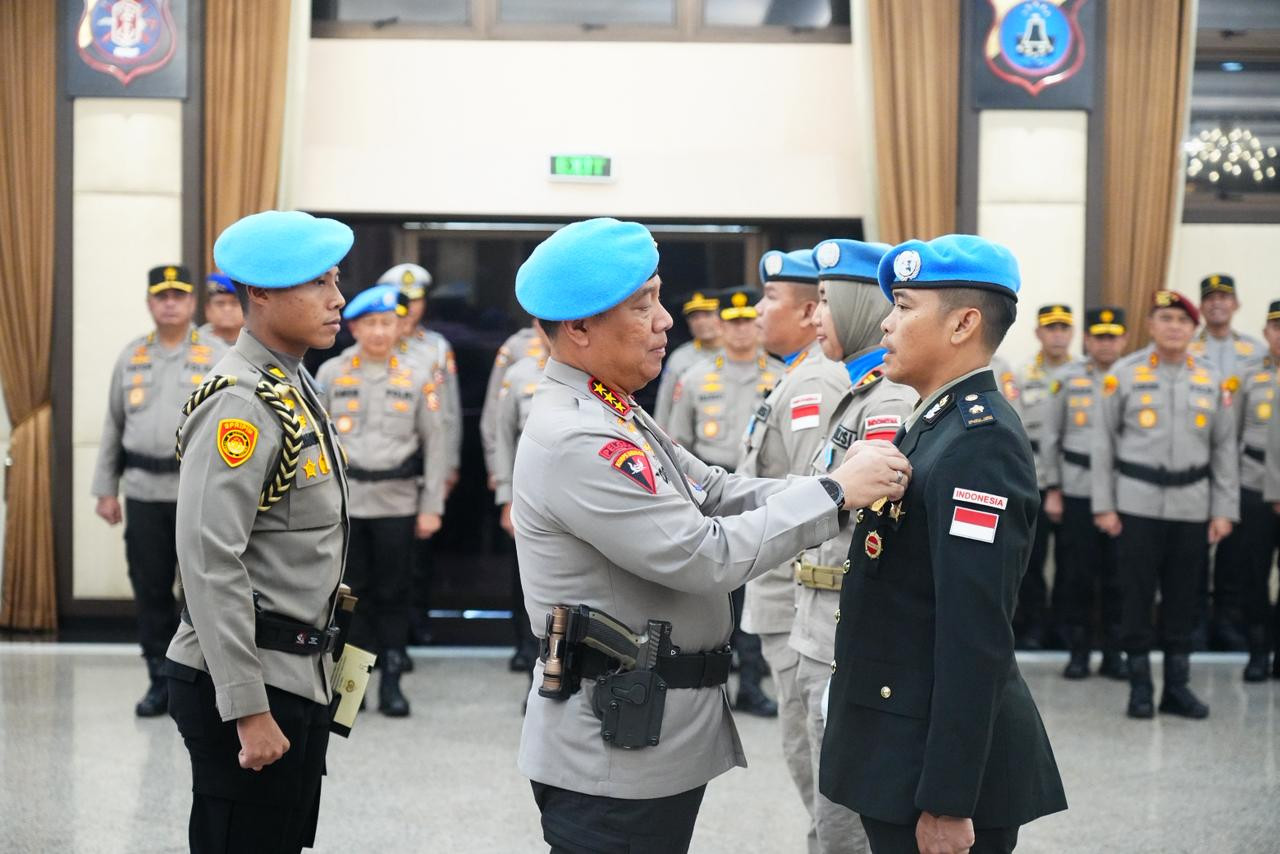 Wakapolri Pimpin Upacara Purna Tugas 139 Personel Kontingen Garuda Bhayangkara, Tegaskan Komitmen Indonesia Dukung Perdamaian Dunia