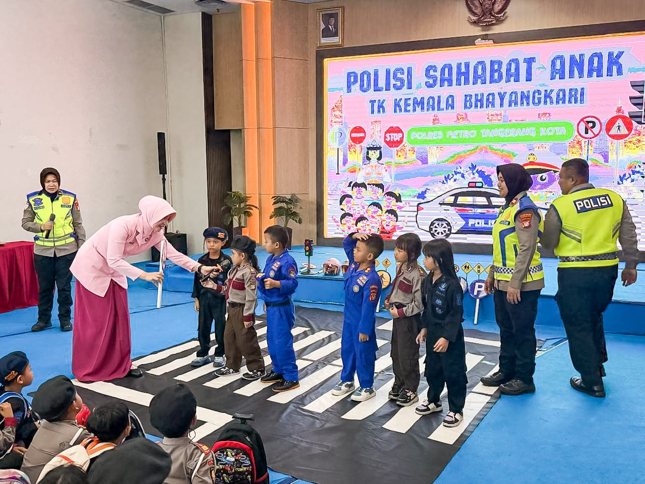 Lewat Program Polsanak, Polisi Kenalkan Keselamatan Jalan kepada Anak-anak