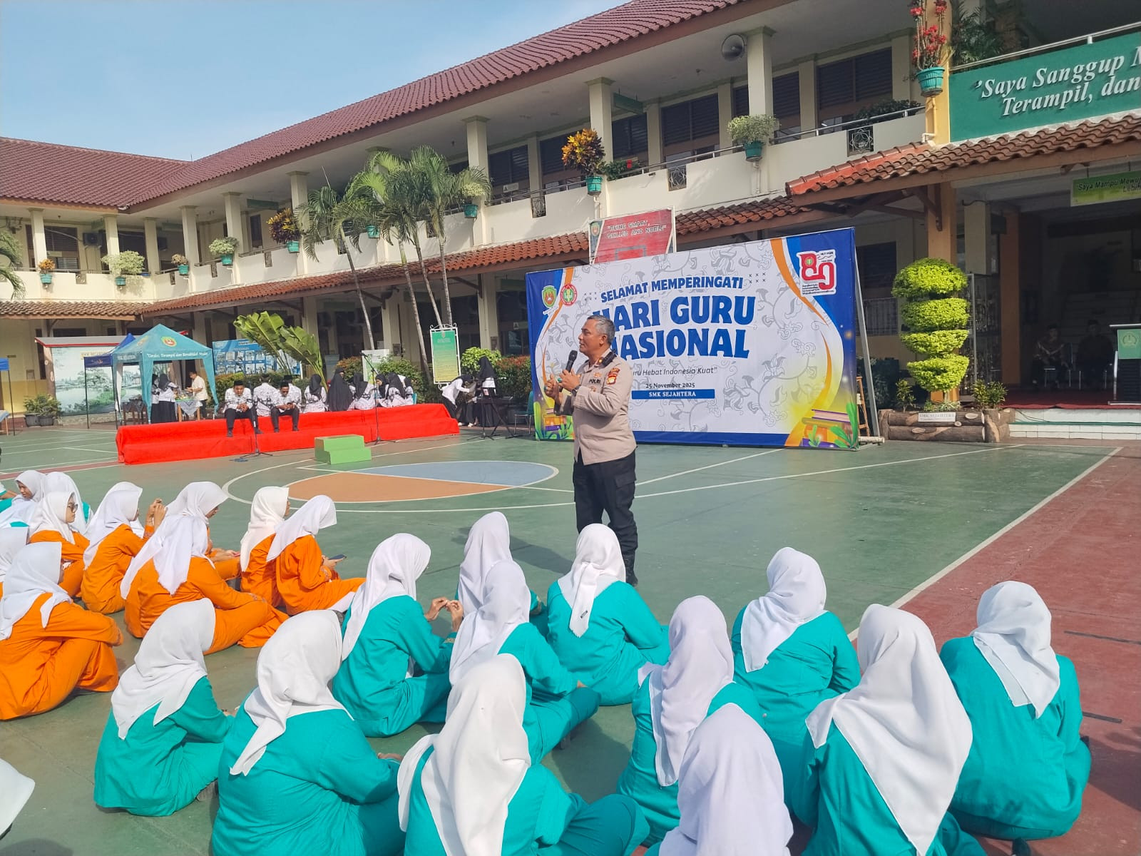 Polsek Koja Sambangi SMK Sejahtera: Ajak Pelajar Cegah Tawuran & Tidak Mudah Terprovokasi Informasi
