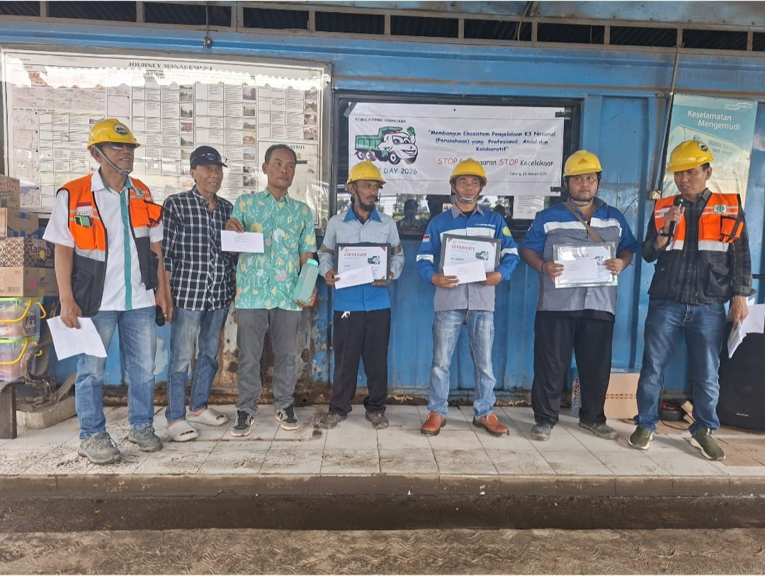 PT. Multi Prima Usahatama Dukung Bulan K3 Dengan Tema Membangun Ekosistem Pengelolaan K3 Nasional (Perusahaan) Yang Profesional, Andal Dan Kolaboratif