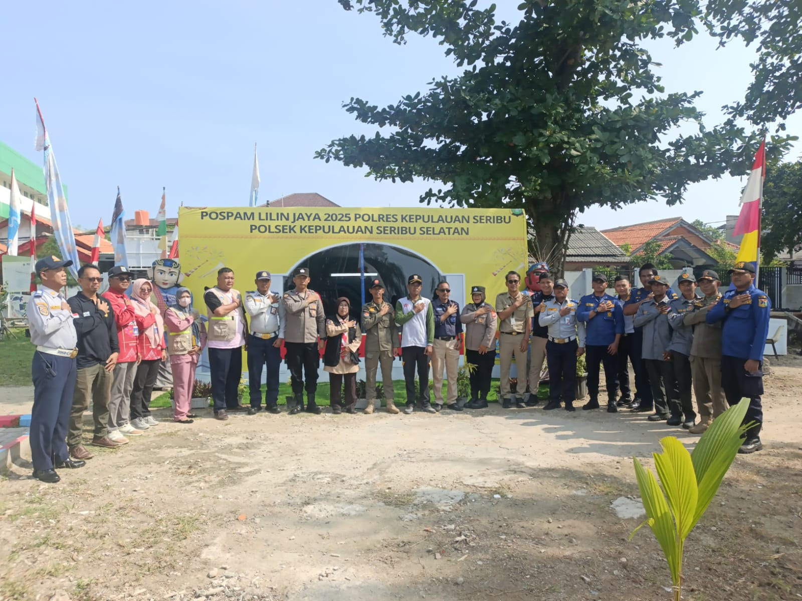 Pos Pengamanan Nataru di Pulau Tidung Hadir Melayani Masyarakat dan Wisatawan