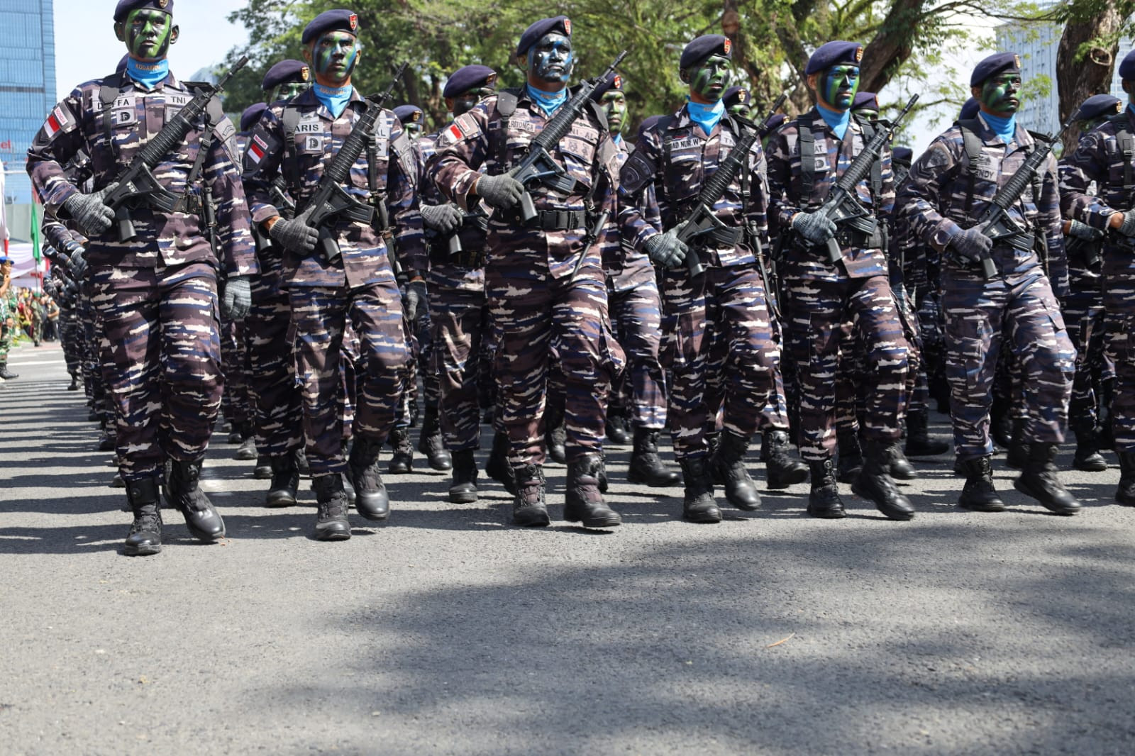 Kodaeral I Ikuti Upacara Puncak Peringatan HUT Ke-80 TNI Tahu 2025 Wilayah Provinsi Sumatera Utara