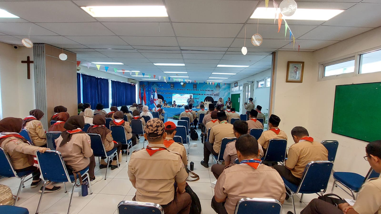 Perkuat Peran Pramuka, Polsek Medansatria Ajak Anggota Jadi Mata dan Telinga Kamtibmas