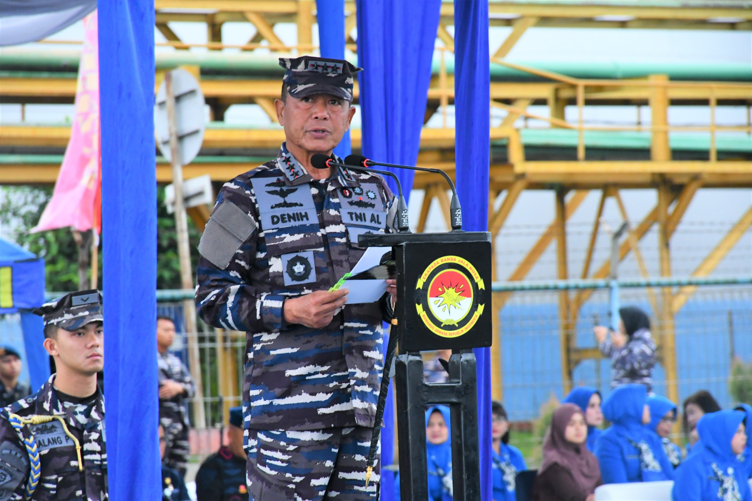 Pangkoarmada RI Resmi Buka Kegiatan Korps Kadet Republik Indonesia (KKRI) di Kodaeral I