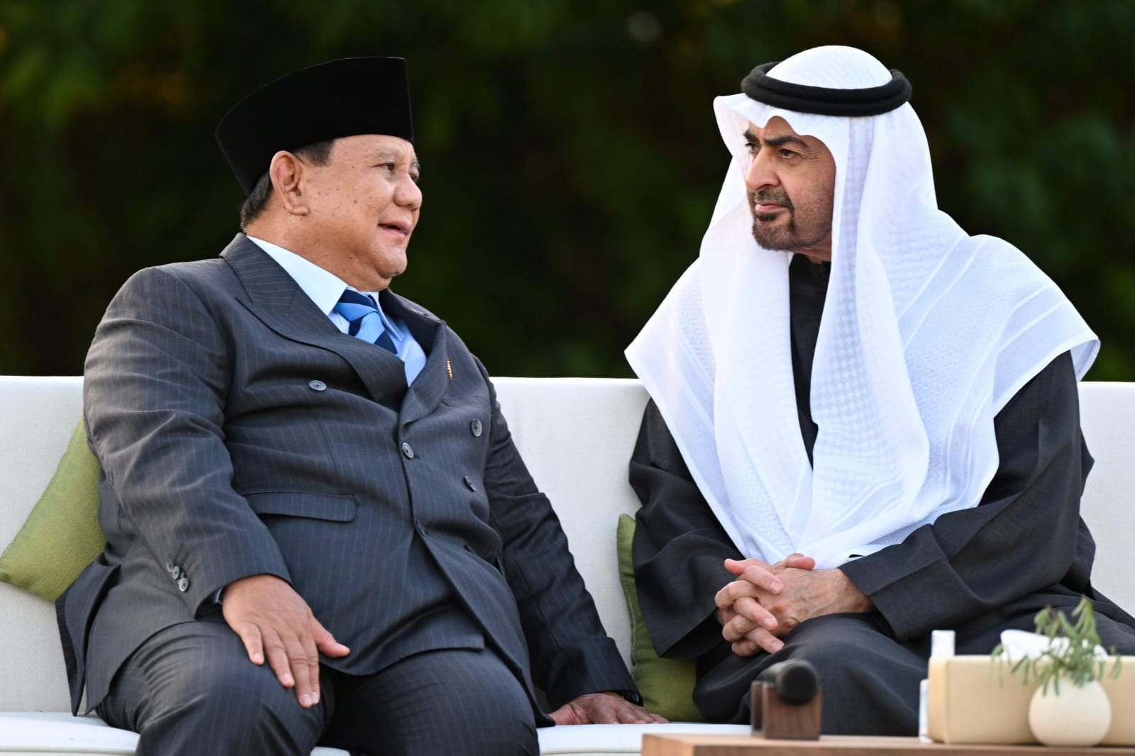 Lanjutkan Lawatan ke UEA, Prabowo Temui Presiden MBZ Bahas Penguatan Investasi