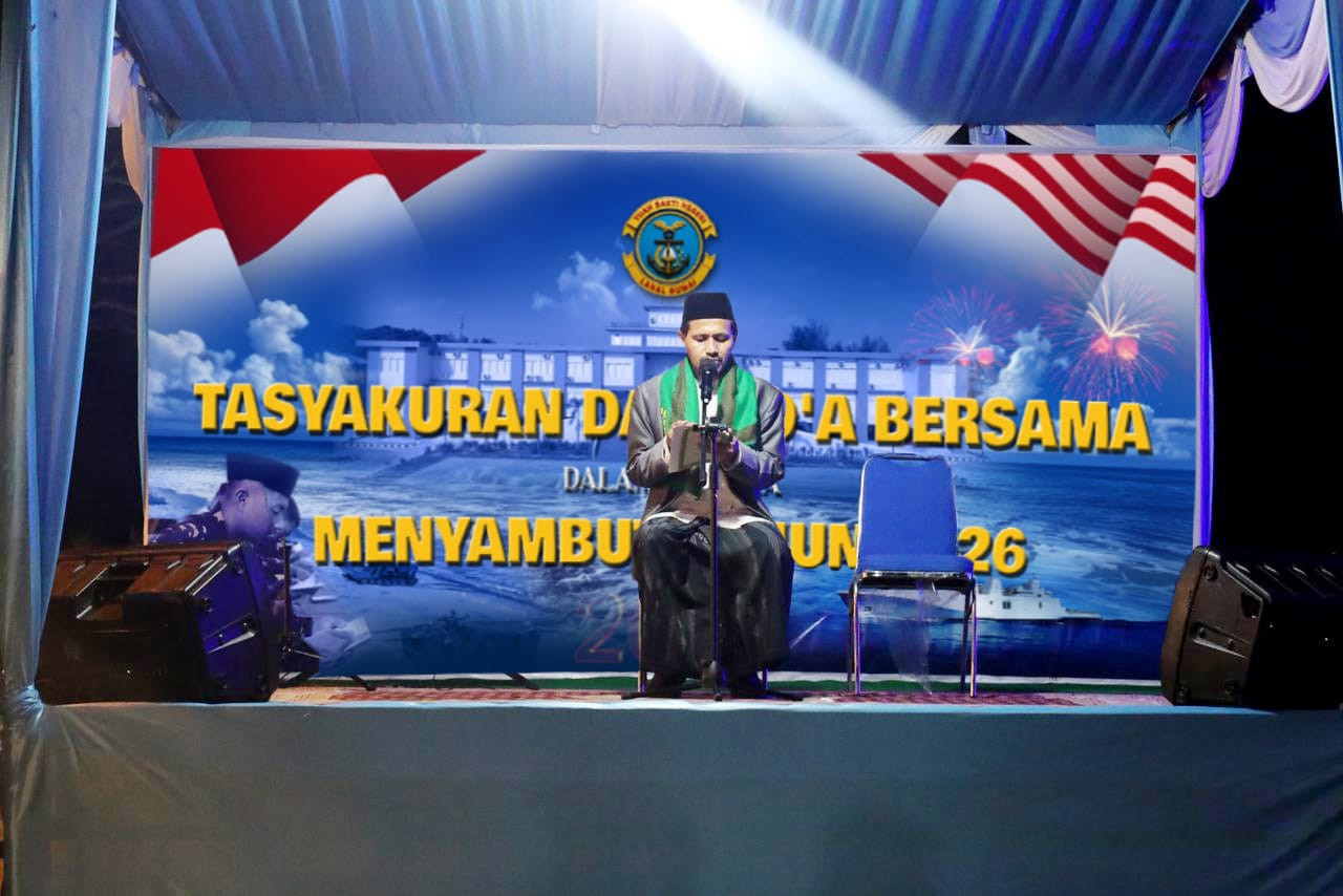 Menutup 2025 Dengan Do’a dan Rasa Syukur, Lanal Dumai Siap Songsong 2026 Dengan Ketaqwaan dan Semangat Pengabdian