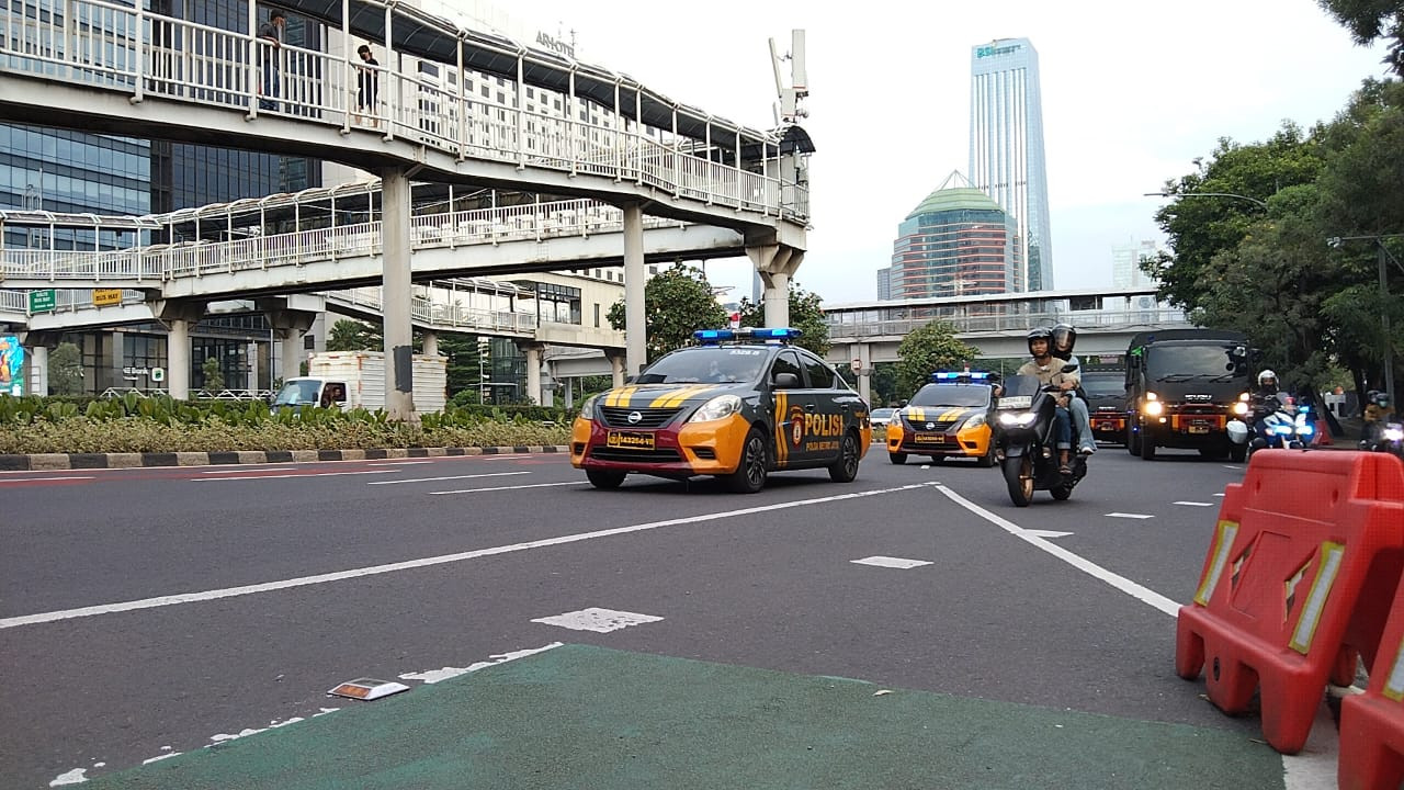 Hadirkan Rasa Aman, 119 Polisi Polda Metro Gelar Patroli di Jakarta