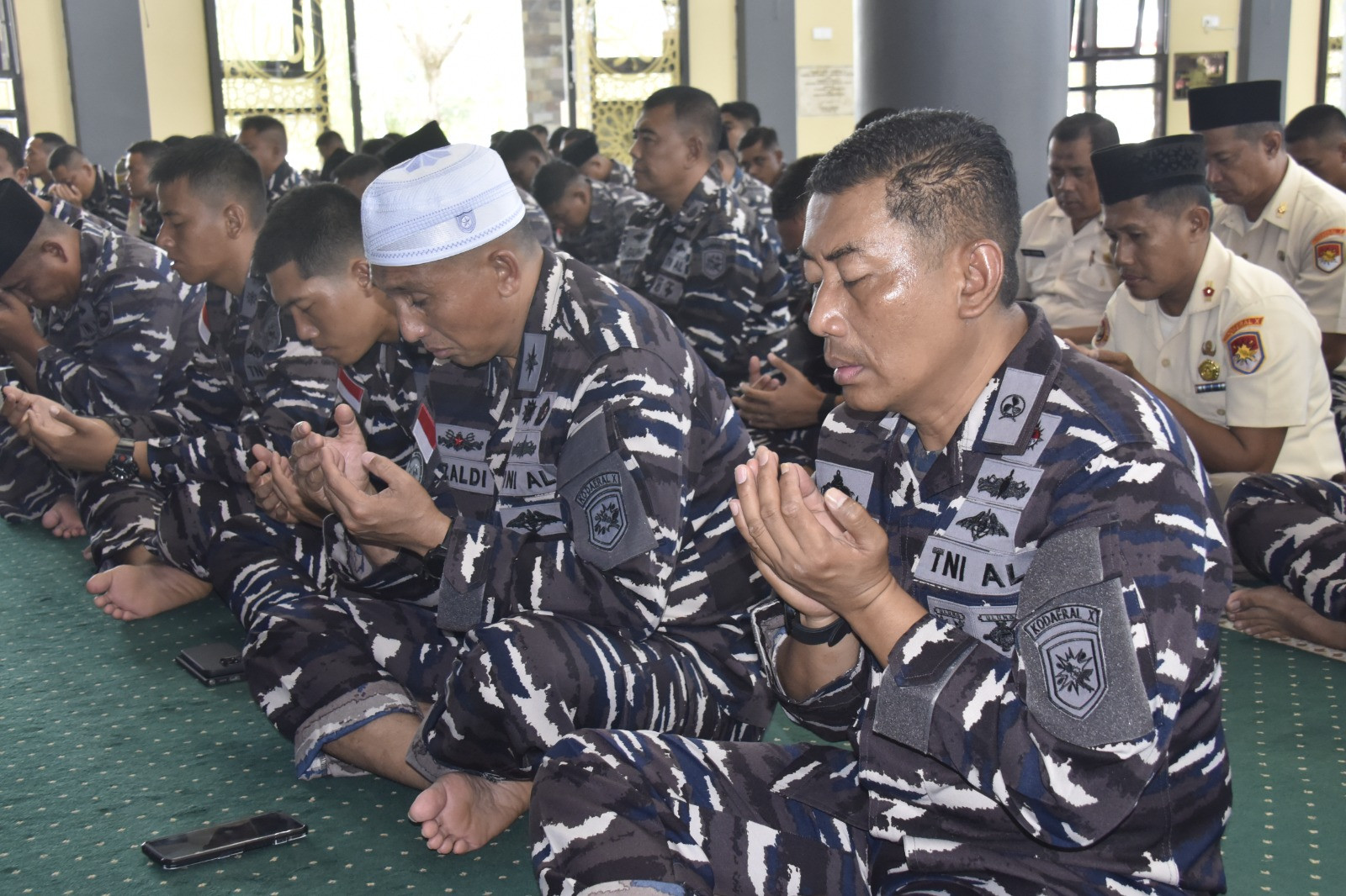 Doa Bersama Kodaeral X, Perkokoh Iman, Perkuat Persatuan Sambut HUT Ke-80 TNI