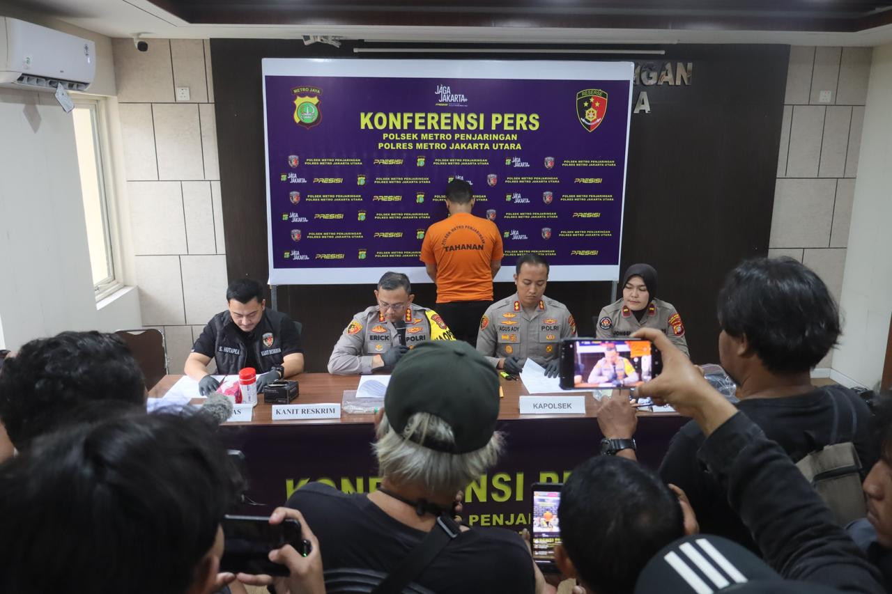 Polres Metro Jakarta Utara Ungkap Kasus Polisi Gadungan Rampas Motor Driver Ojol