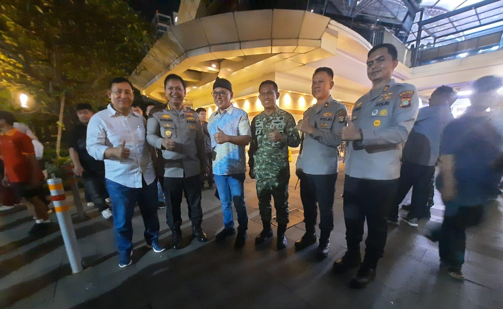 Polres Metro Bekasi Kota Pengamanan Kunjungan Mantan Presiden RI ke -6 di Summarecon Mall Bekasi