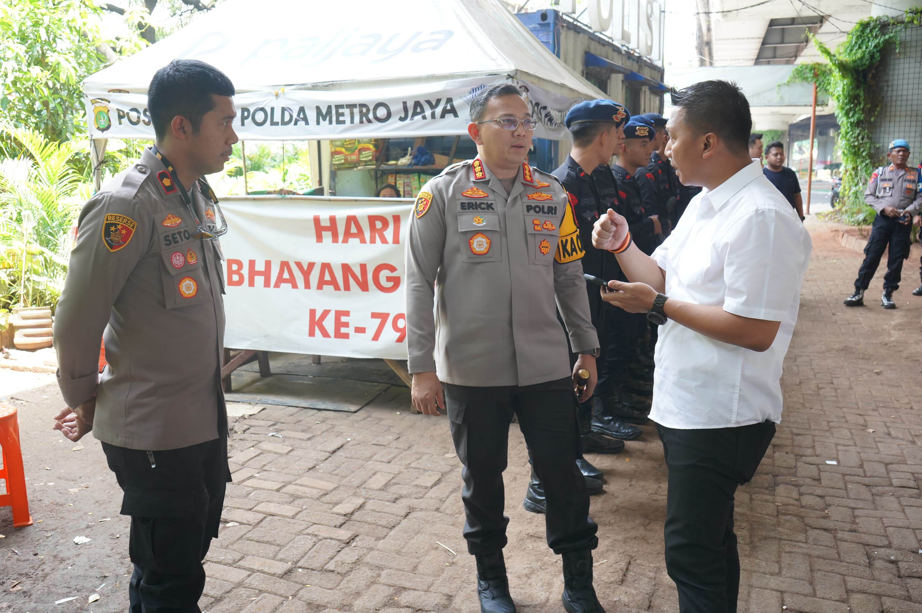 Kapolres Metro Jakarta Utara Tinjau Kesiapan Pengamanan Massa Aksi di Kelapa Gading
