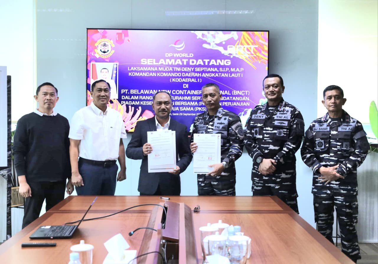 Kodaeral I Tingkatkan Kerjasama Sinergitas Dengan PT. Belawan New Container Terminal (BNCT)