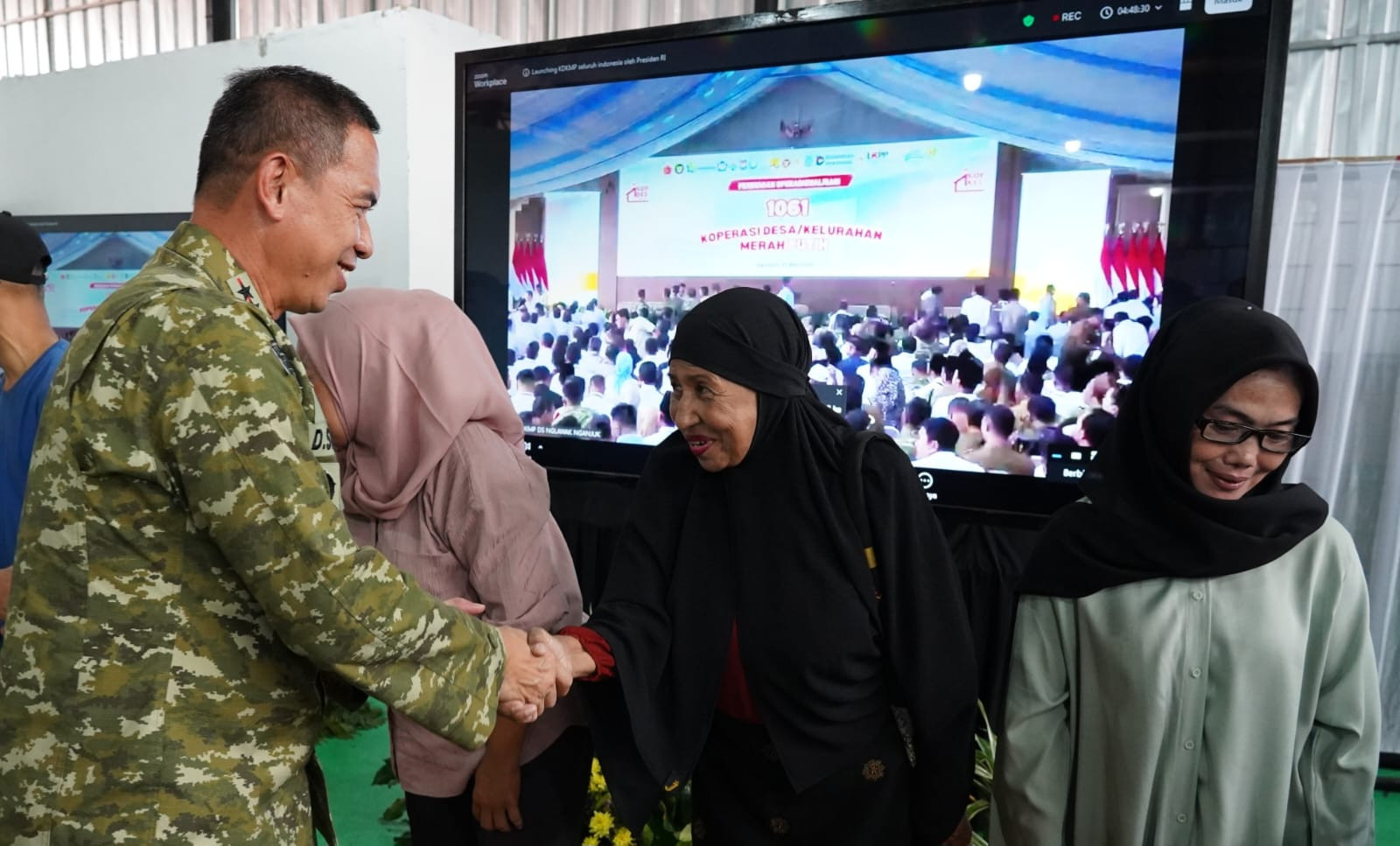Pangdam Jaya Hadiri Peresmian Operasionalisasi 1.061 Koperasi Desa/Kelurahan Merah Putih