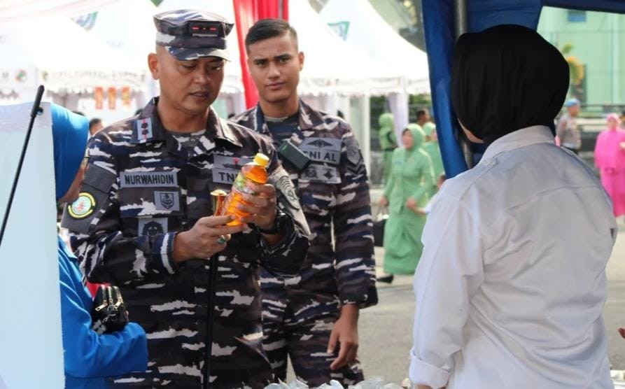 Sinergi TNI, Lanal Bengkulu Ikuti Bakti Teritorial Dalam Rangka HUT Ke-80 TNI Tahun 2025
