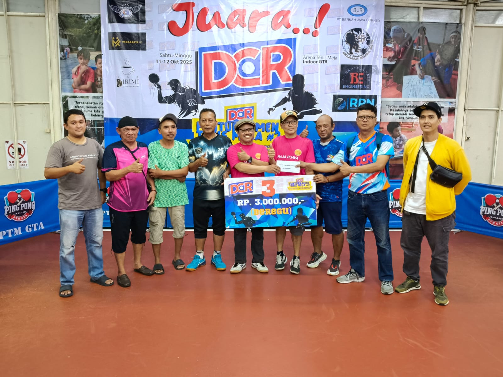 Funturnamen Tenis Meja DCR Enterprise #2: Lahirkan Potensi Atlet Masa Depan Kota Depok
