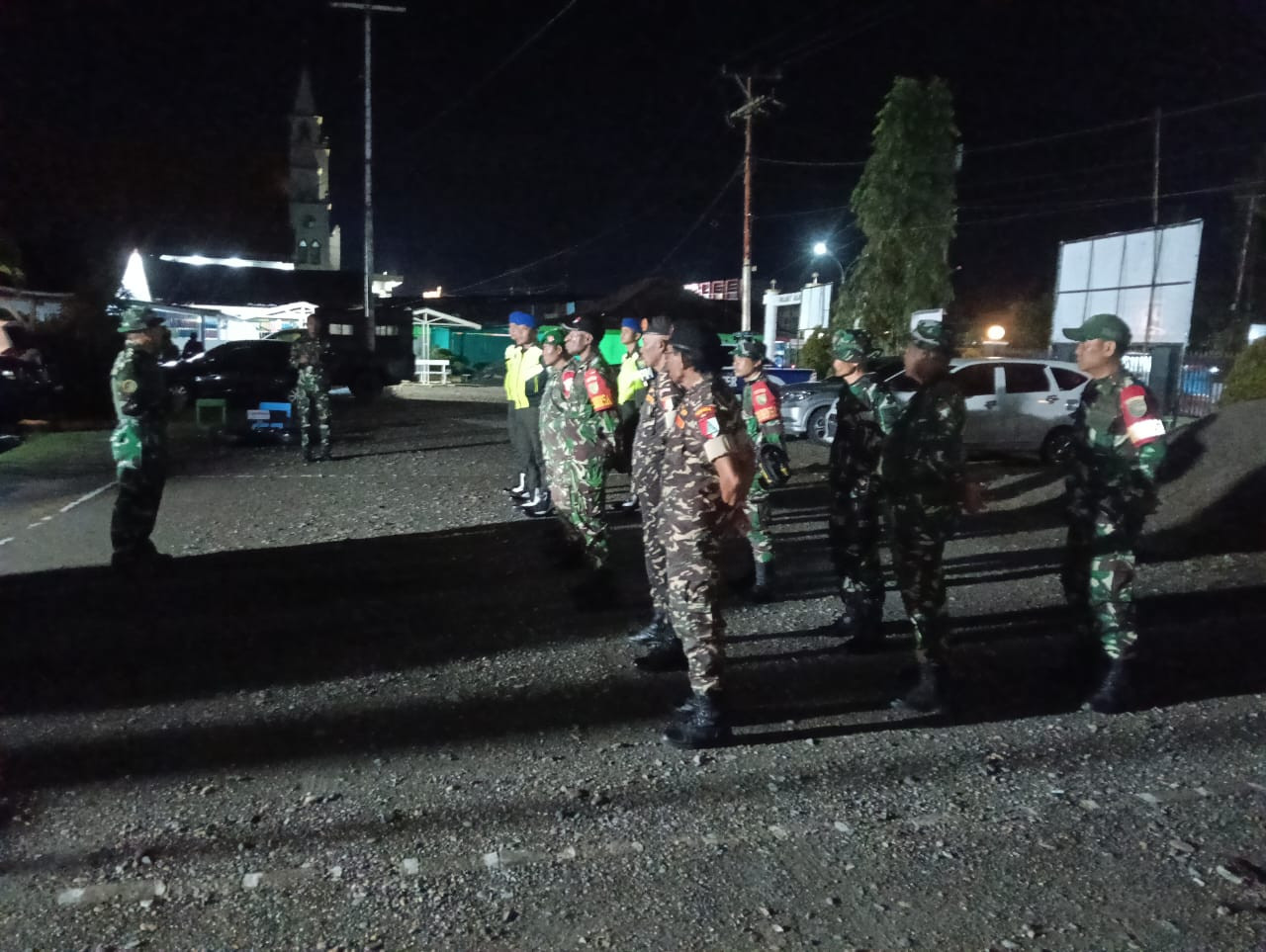 Bersinergi Dengan Komduk, Kodim 1710/Mimika Kembali Gelar Patroli Humanis Bersama Anggota Banser dan Pemuda Gereja