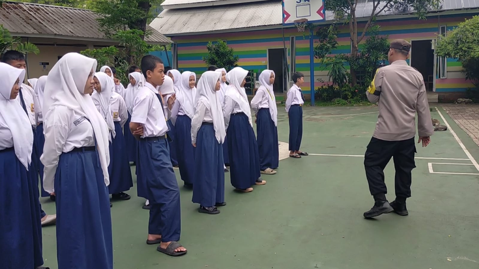 Polsek Pademangan Gelar Police Go to School di Sekolah Rakyat Ancol