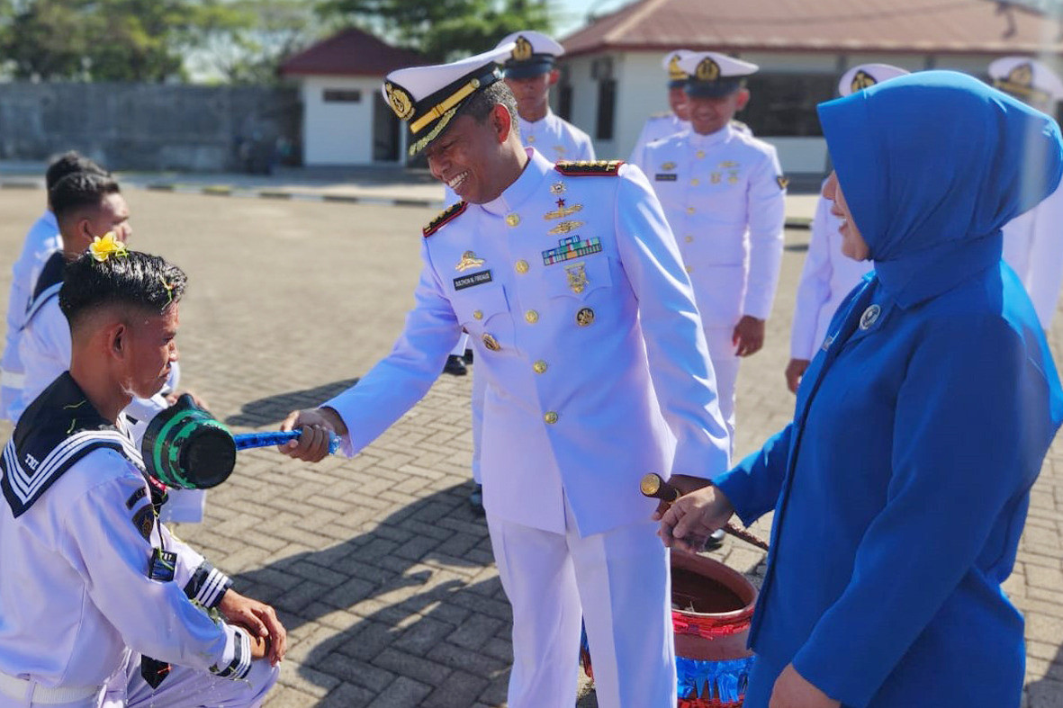 Kenaikan Pangkat Prajurit Satlinlamil 3 Harus Diikuti Peningkatan Profesionalisme