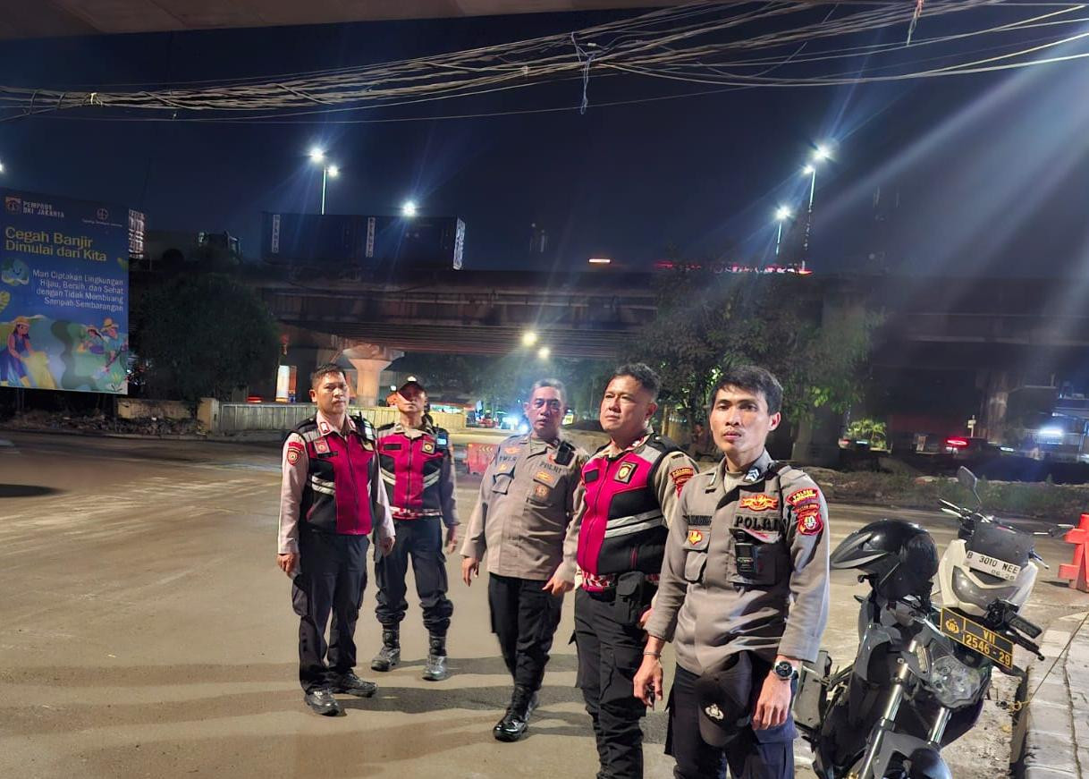 Antisipasi Tawuran dan Balap Liar, Polsek Pademangan Intensifkan KRYD Malam Hari