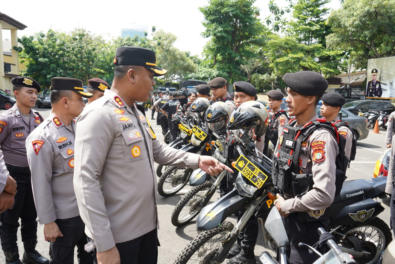 Wakapolres Metro Jakut Apel Presisi, Jelang Cek Ketat Kesiapan Tim Jaga Jakarta