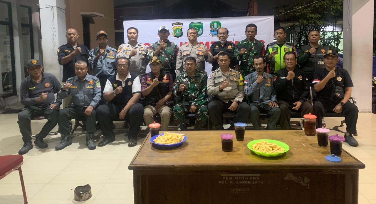 Polsek Bekasi Selatan Ngopi Kamtibmas Serap Aspirasi Warga