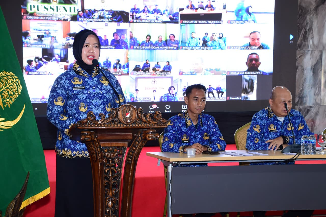 Raih Suara Mayoritas, Jenie Erawati Muchti Pimpin KORPRI TNI AD Periode 2026–2031