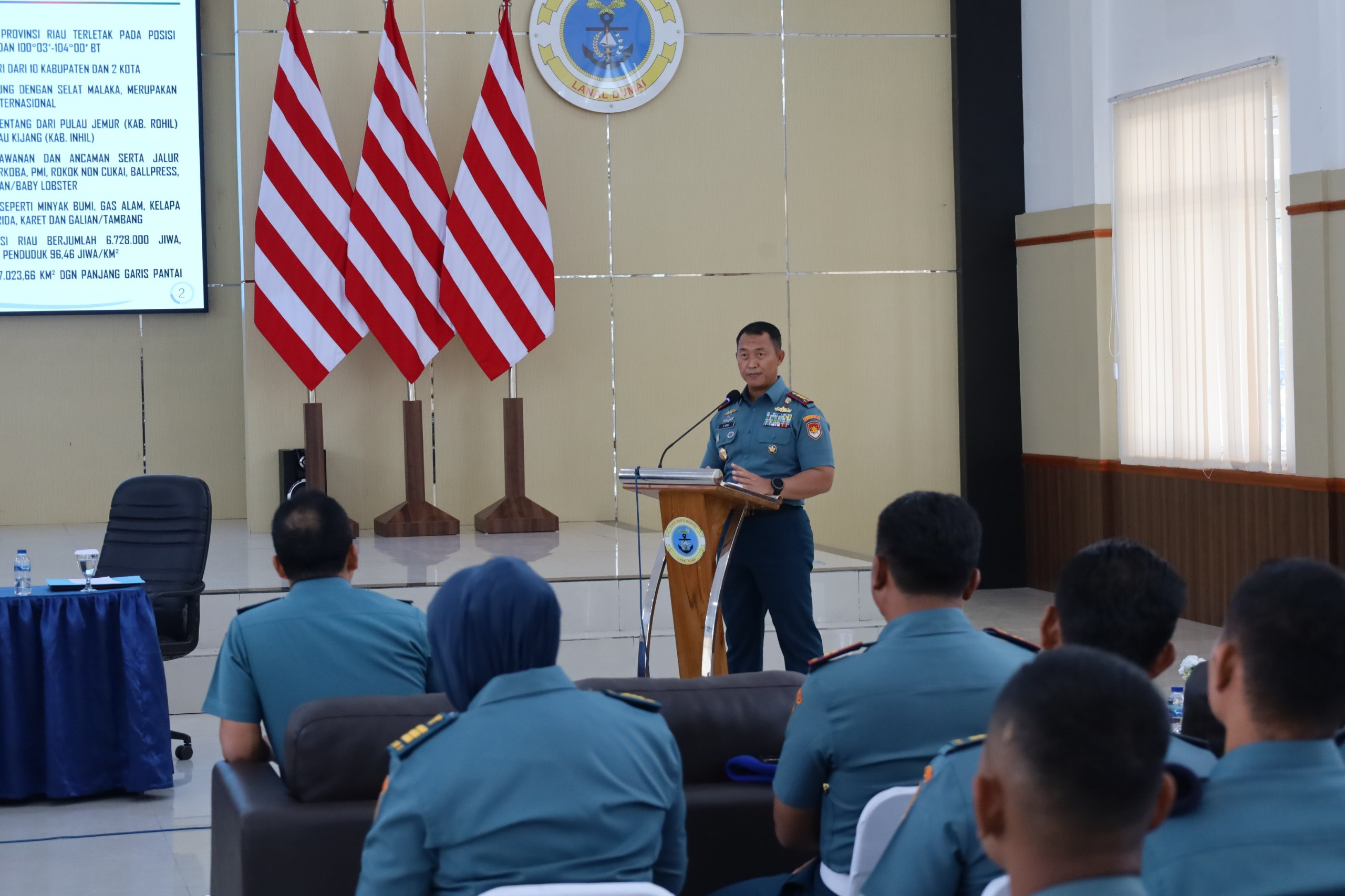 Wujudkan Sistem Komunikasi Aman dan Terintegrasi, Lanal Dumai Ikuti Sosialisasi Aplikasi Trisula dan Matros dari Tim Skomlekal Mabesal