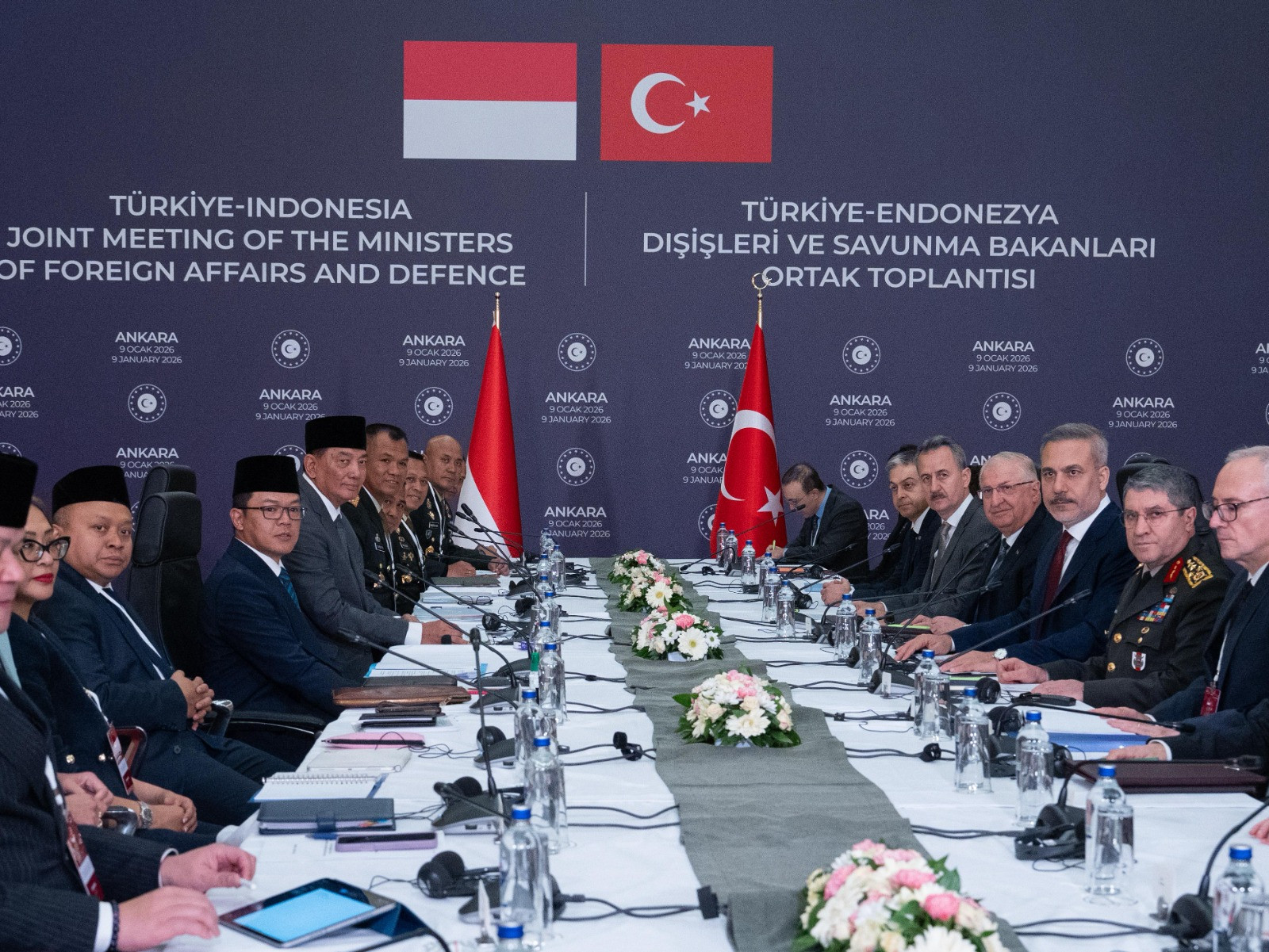 Pertemuan 2+2 Menlu-Menhan Indonesia dan Türkiye , Tegaskan Penguatan Kemitraan Strategis