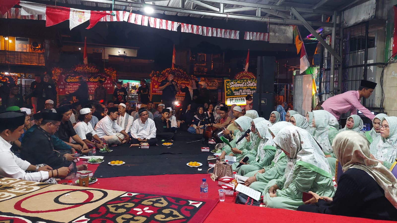 Bhabinkamtibmas Medansatria Hadiri Peringatan Maulid Nabi Muhammad SAW