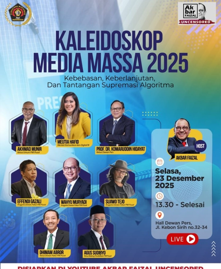 PWI Pusat Gelar Kaleidoskop Media Massa 2025, Bahas Tantangan Pers di Era Digital