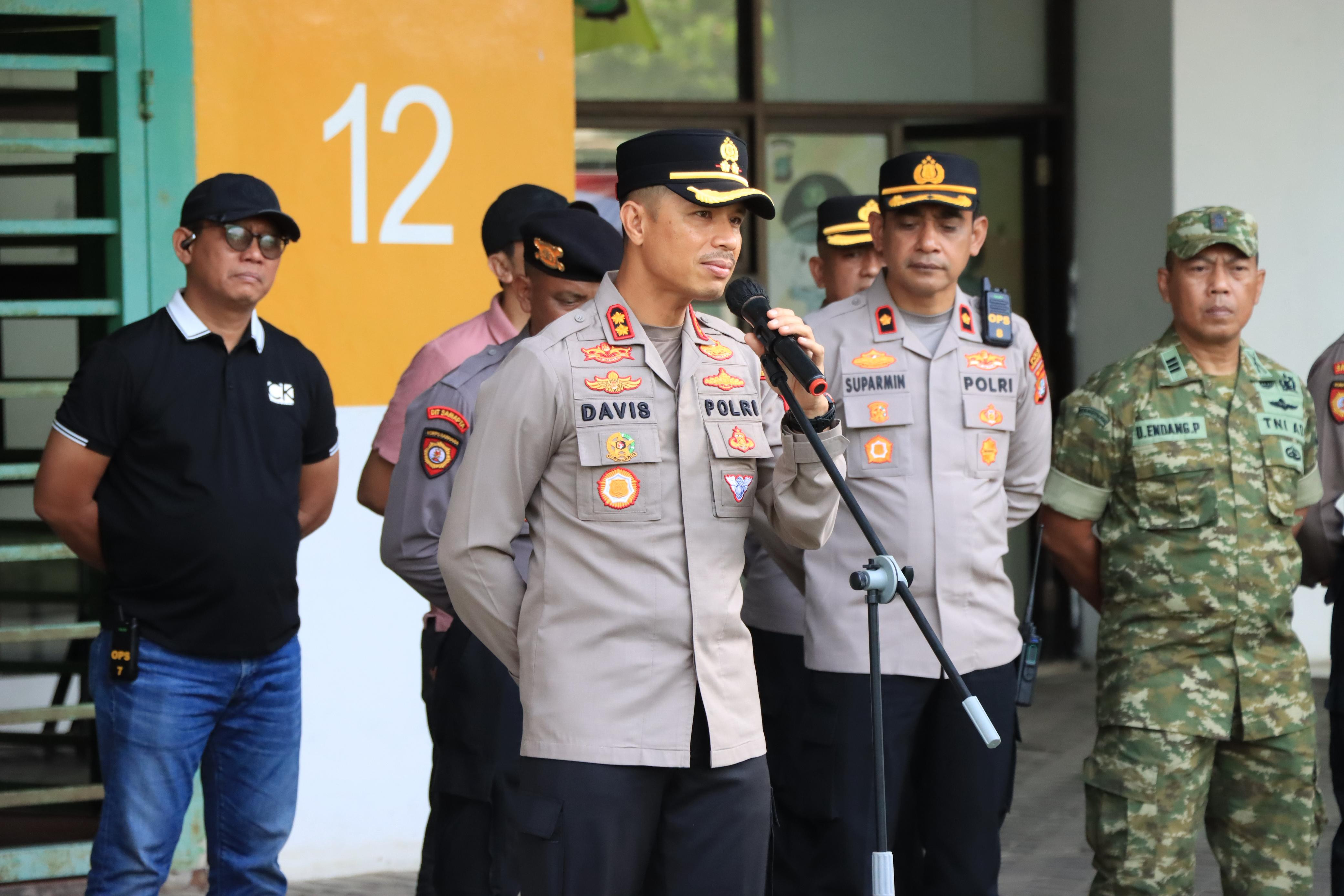 Wakapolres Metro Bekasi Kota Pimpin Apel Pengamanan FC Bekasi City vs Adhyaksa FC