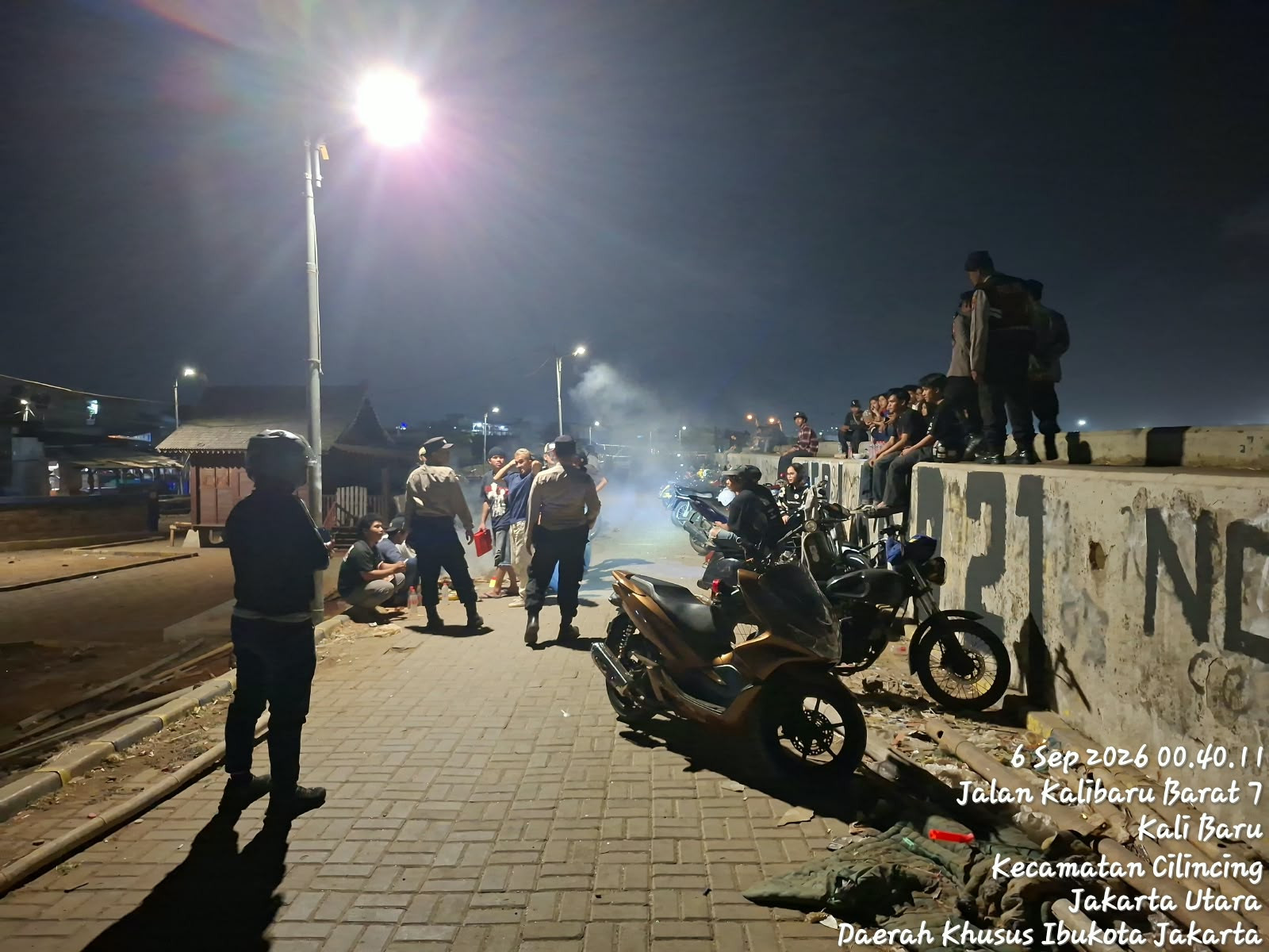 Antisipasi Kejahatan Jalanan, Polsek Cilincing Gelar Patroli dan Razia Stasioner