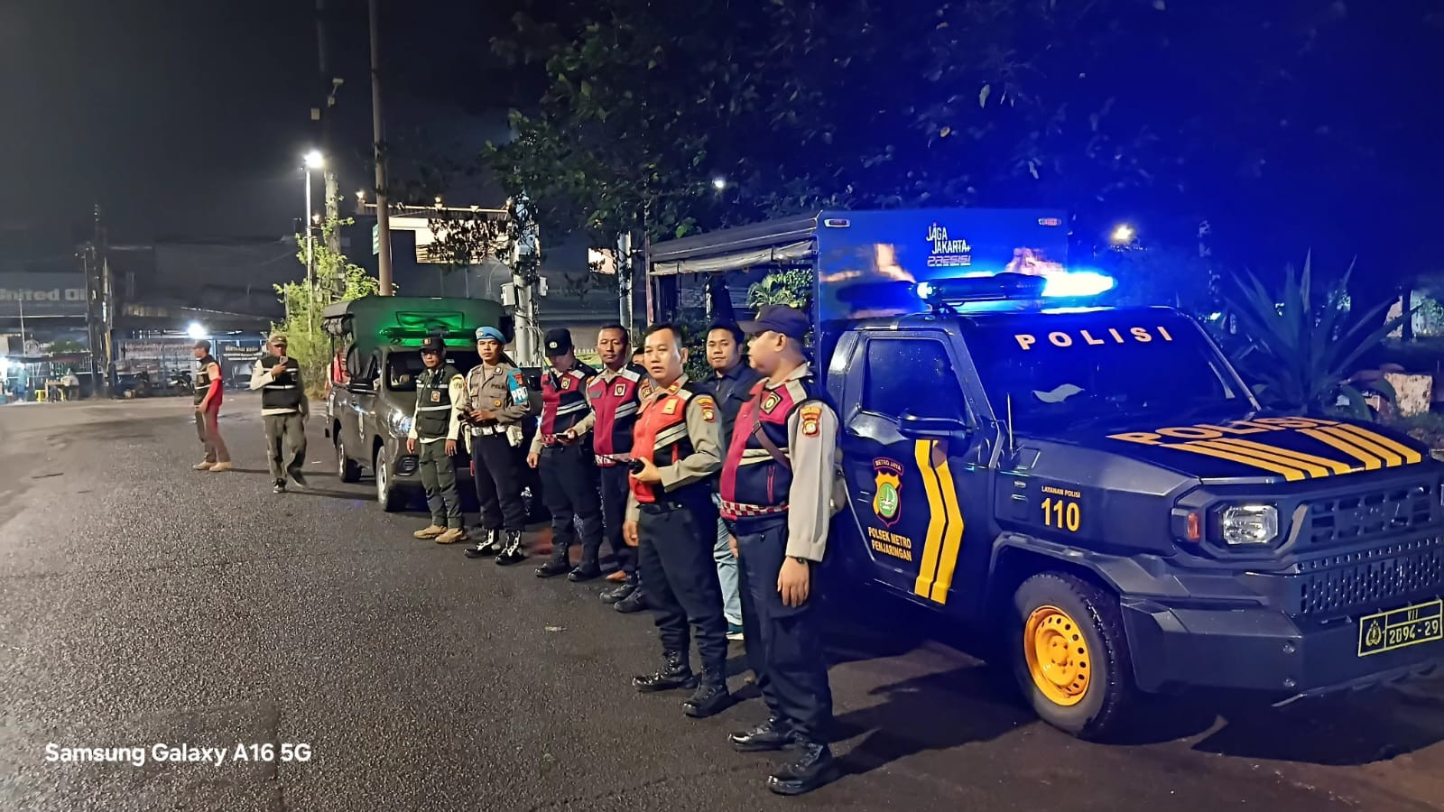 Polsek Metro Penjaringan Gelar Patroli KRYD Skala Besar, Tujuh Motor Tanpa Surat Diamankan