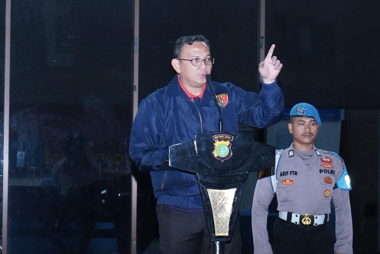 Polres Metro Jakarta Utara Gelar Patroli KRYD, Antisipasi Tawuran di Malam Akhir Pekan