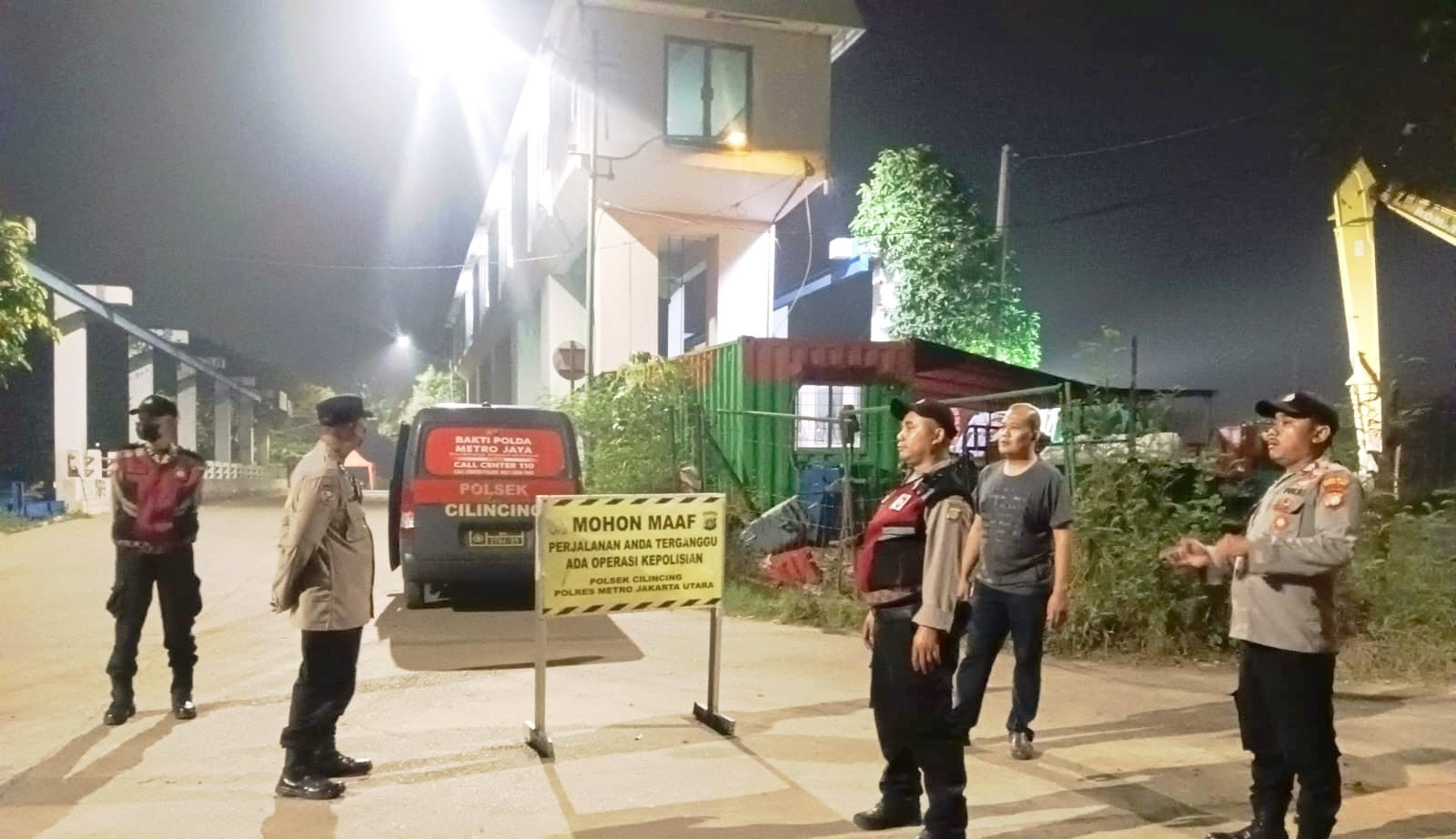 Polsek Cilincing Gelar Patroli KRYD, Antisipasi Tawuran dan Kejahatan Jalanan