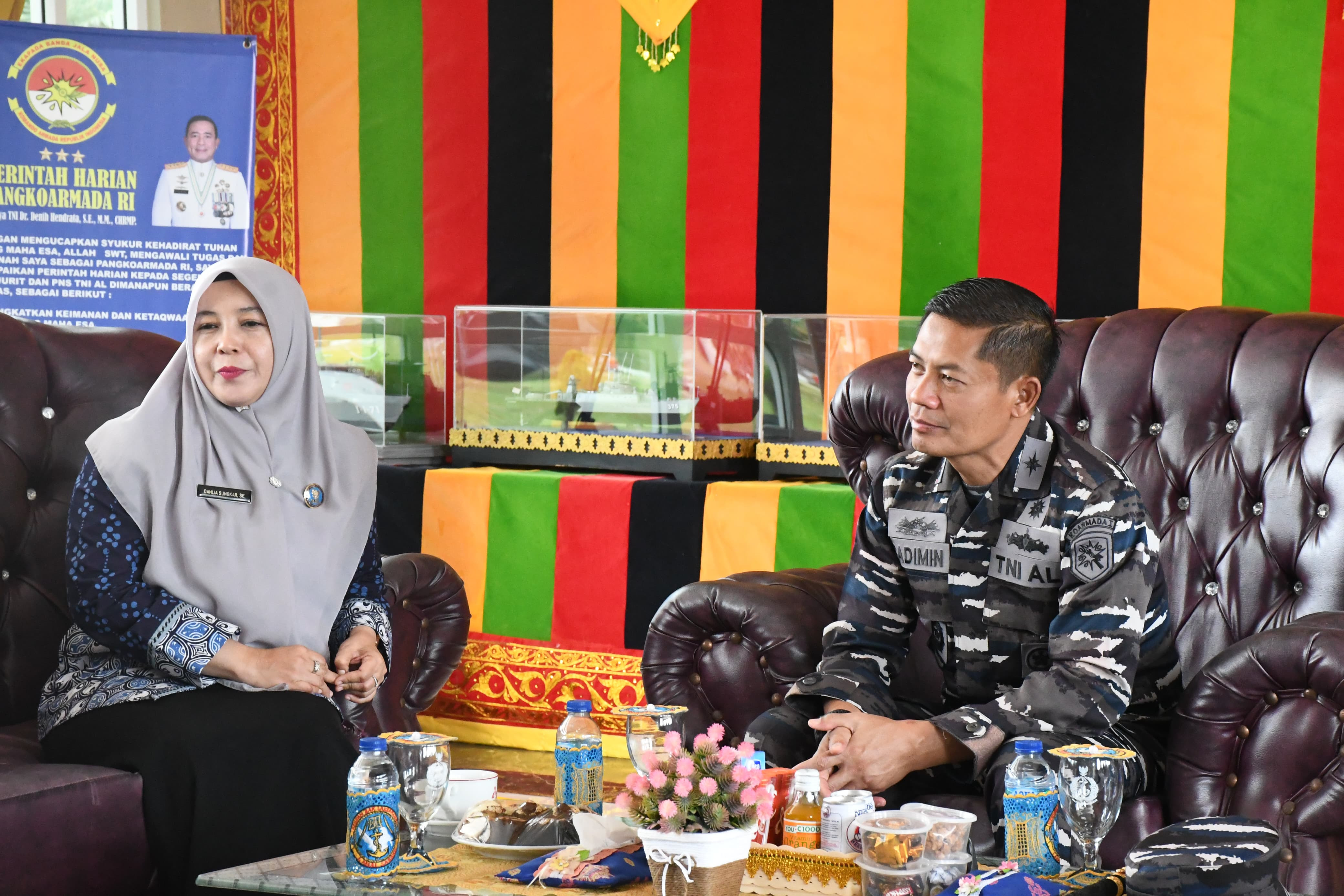 Komandan Lanal Sabang Terima Kunjungan Kepala BNN Kota Sabang