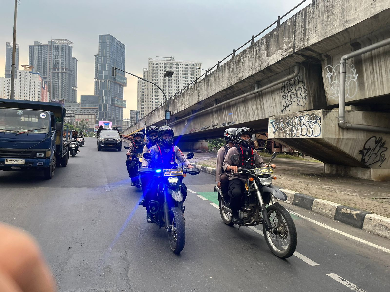 Antisipasi Kejahatan, Polres Metro Bekasi Kota Gelar Patroli Skala Sedang