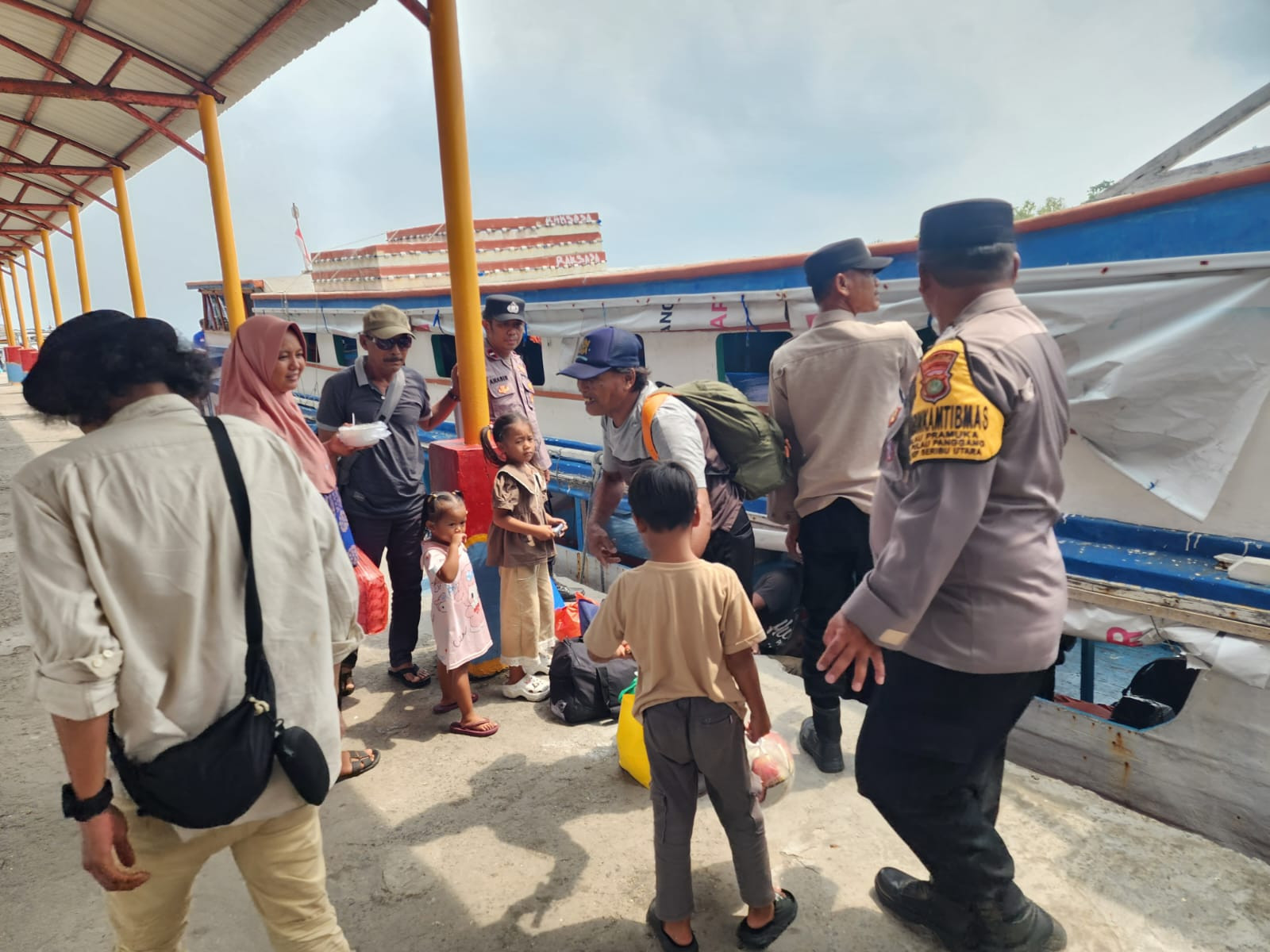 Polres Kepulauan Seribu Optimalkan Strong Point Dermaga, Mobilitas Pagi Terpantau Aman