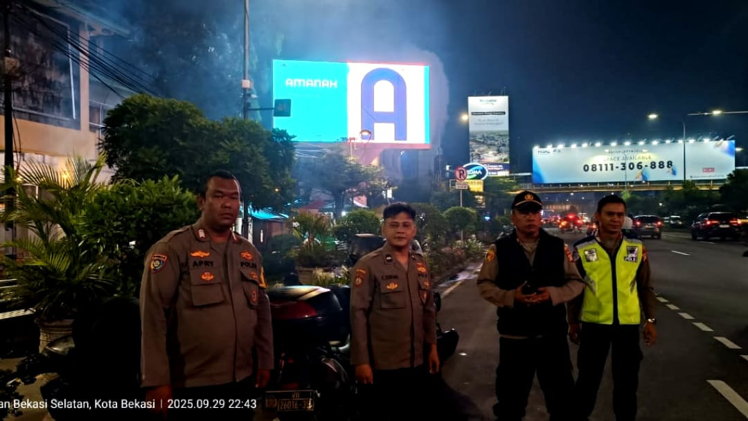 Gencarkan Patroli Malam Hingga Pagi Hari Personel Gabungan