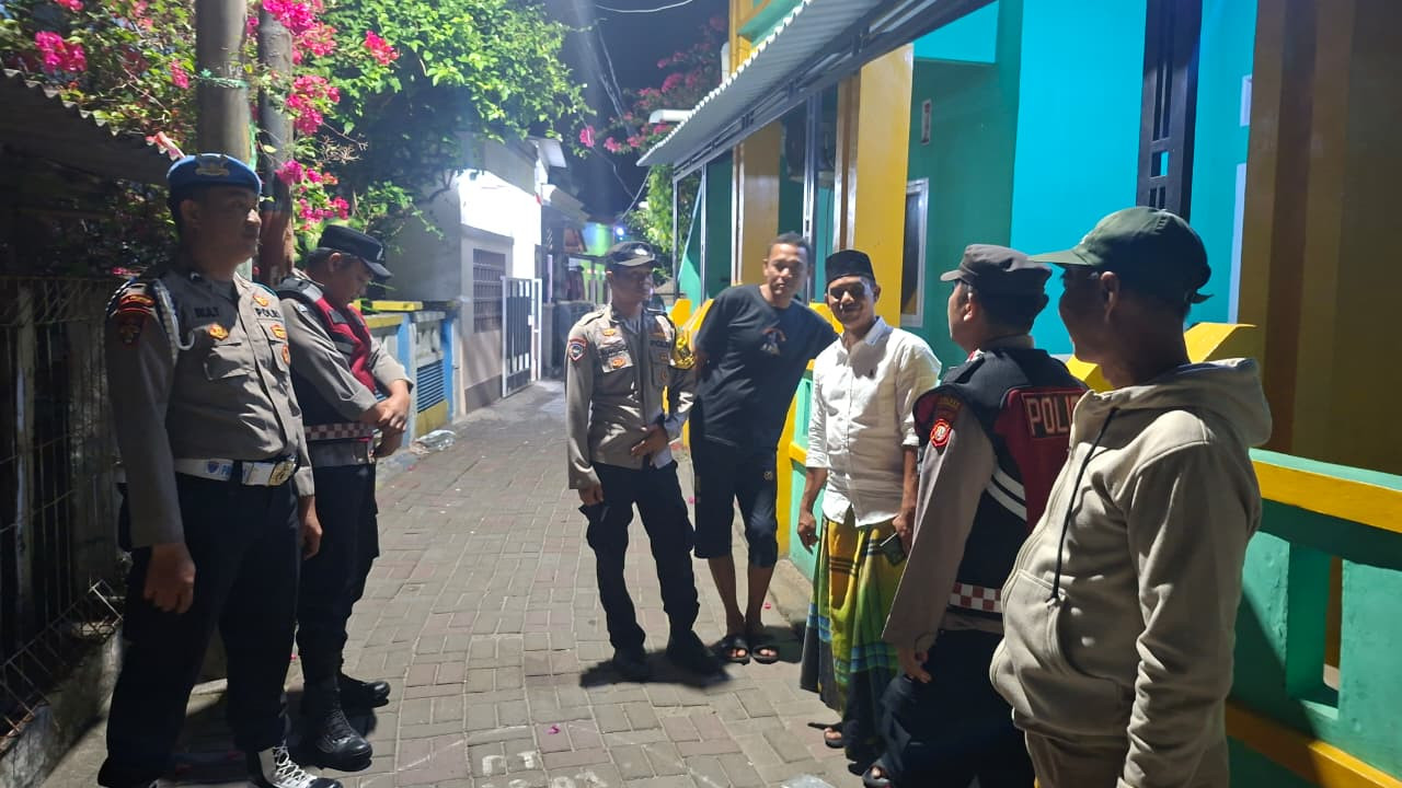 Siskamling Serentak di Pulau-Pulau Kepulauan Seribu, Kapolres Pastikan Keamanan Warga di Tengah Cuaca Buruk