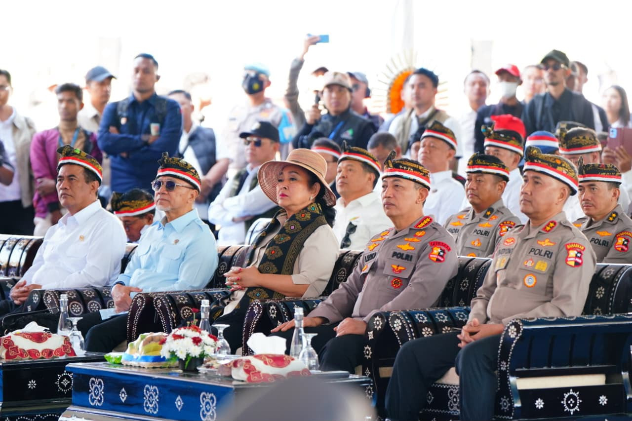 Polri Tanam Bawang Putih Serentak di 14 Polda, Potensi Panen Capai 2.795 Ton