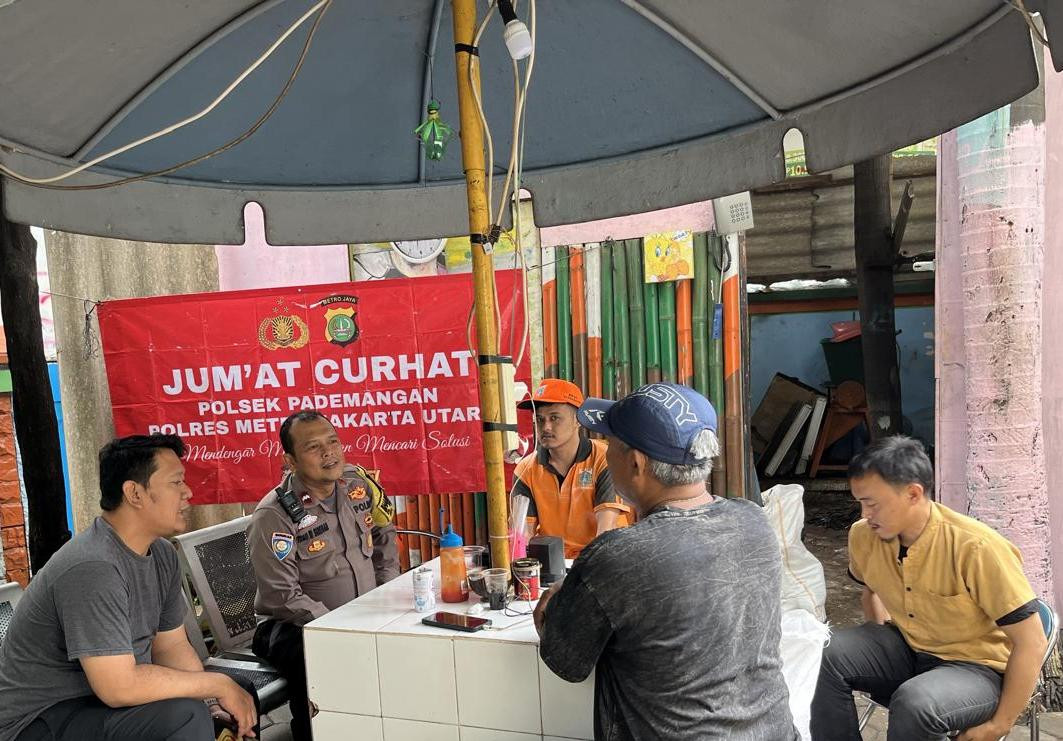 Jumat Curhat di Pademangan Barat, Polisi Serap Aspirasi dan Perkuat Kamtibmas
