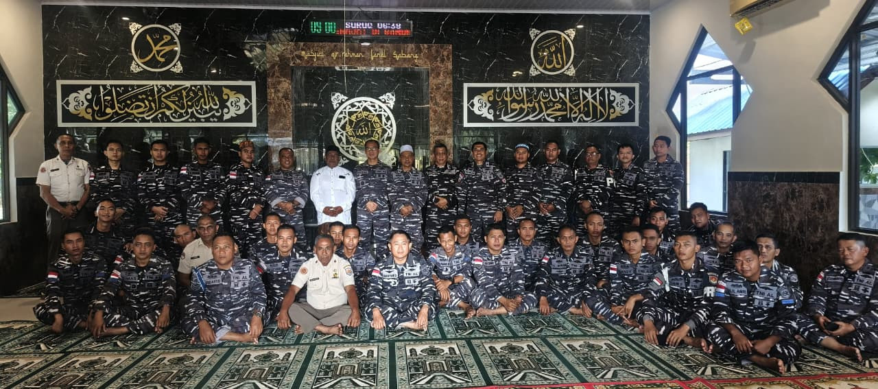 Lanal Sabang Gelar Peringatan Isra Mikraj Nabi Muhammad SAW 1447 H/2026 M