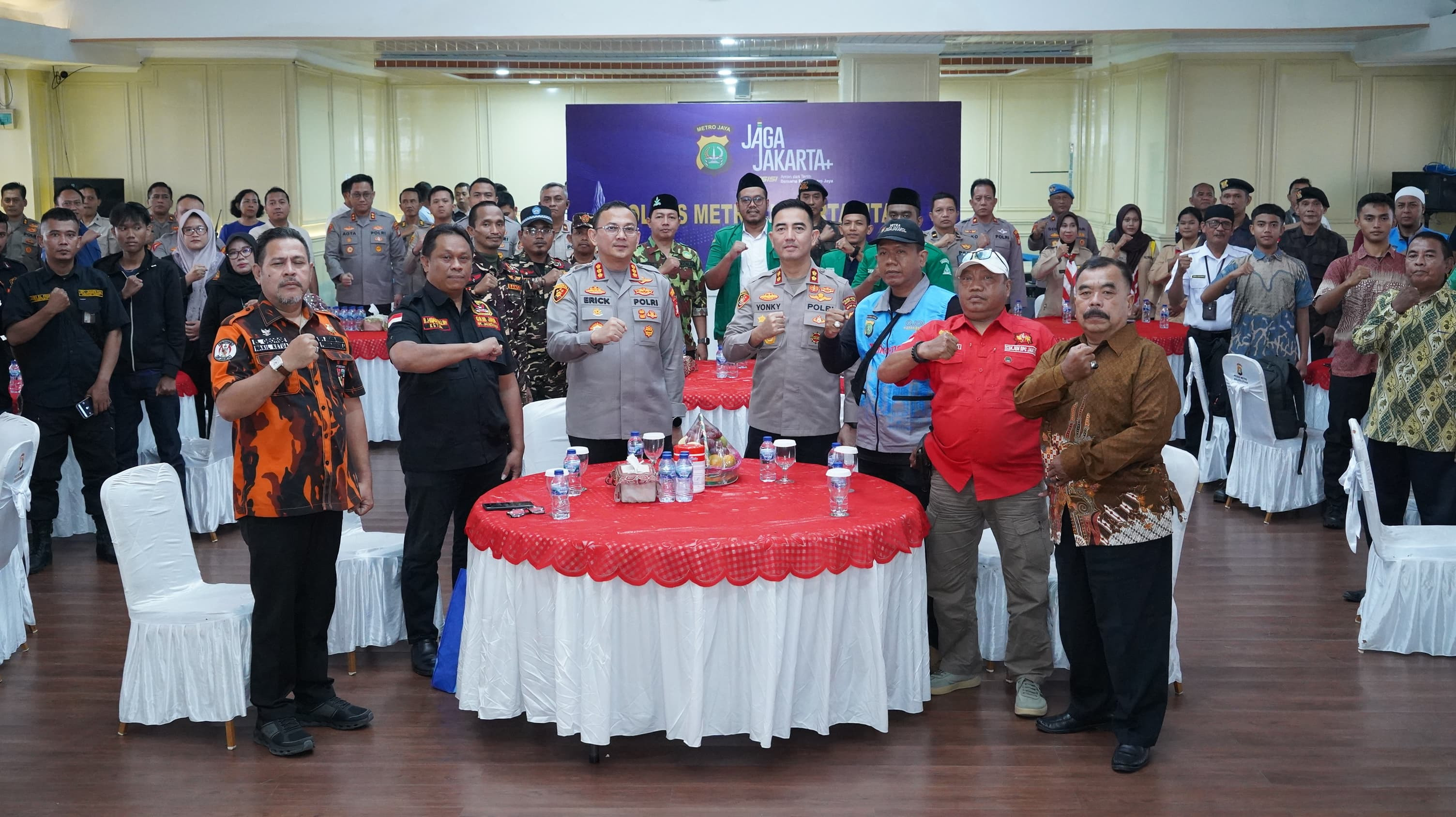 Halal Bihalal Kapolres Metro Jakut Bersama Ormas, Perkuat Soliditas Lewat Program “Jaga Warga”